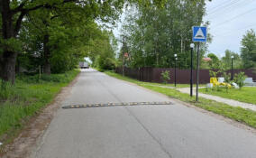 В Лупполово установили новые дорожные знаки