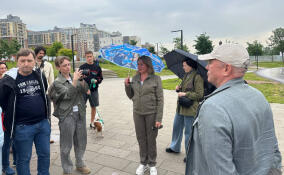 Бурак встретилась с жителями Кудрово в парке Оккервиль