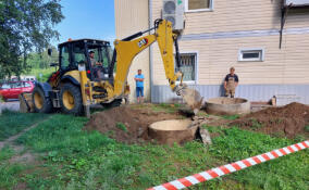 В Лупполово приступили к работам на тепломагистрали