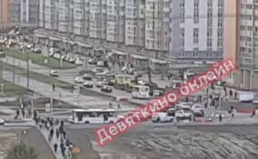 Новый обход Мурино собрал большую пробку в первый день запуска