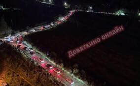 Жители Мурино пожаловались на вечную пробку