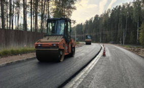 Возле поселка Свердлова заасфальтировали две дороги