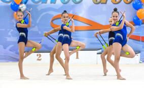 Юные гимнастки из Янино-1 выступили на соревнованиях