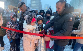 В Мурино торжественно открыли новое общественное пространство