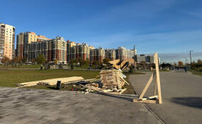 В парке «Оккервиль» рабочие скоро начнут монтаж сцены амфитеатра