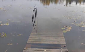 На берегу озера Вероярви демонтировали незаконный пирс