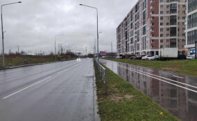 Рабочие завершили реконструкцию дороги на Заневку