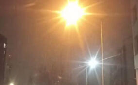 В Кудрово выпал первый снег