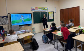 Сотрудники ГАИ пообщались со всеволожскими школьниками