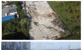 В промышленной зоне Уткиной Заводи ликвидировали незаконную свалку