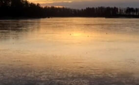 Сотрудники МЧС обратились к родителям детей, вышедшим на лед в Кудрово