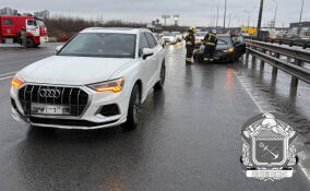 Три легковушки столкнулись на Мурманском шоссе