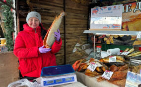 На рождественскую ярмарку в Кудрово привезли 1300 кг продукции