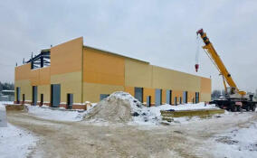 Строительство бизнес-инкубатора во Всеволожске завершено на 50%