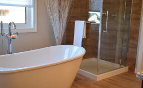 В одном из домов в Сертолово произошло возгорание в ванной комнате