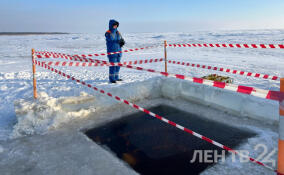 На Ладожском озере в Ленобласти прошли учения спасателей