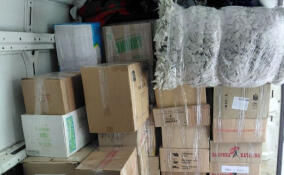 В зону СВО отправили гумконвой из Заневского поселения