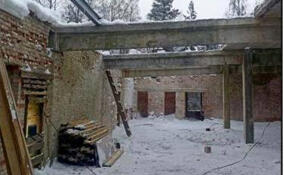 В Сертолово строители проверяют фундамент бывшего Дома офицеров