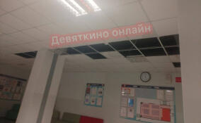 В Мурино в школе прорвало трубу