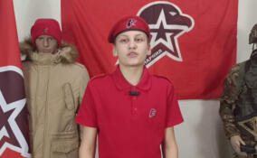 Всеволожские кадеты и юнармейцы поздравили мужчин с 23 Февраля