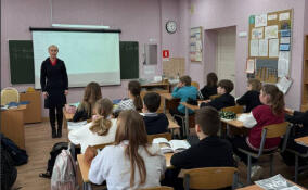 Сотрудники ГАИ посетили школу во Всеволожске