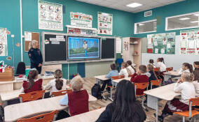 Сотрудники ГАИ посетили школу в Буграх