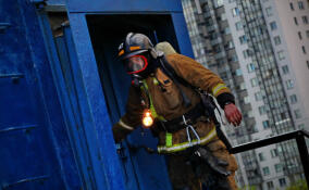 Из горящего дома в Мурино эвакуировали 50 человек