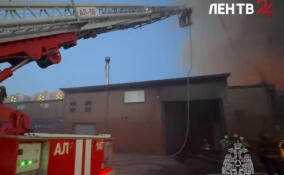 В Буграх потушили крупный пожар на мебельном производстве