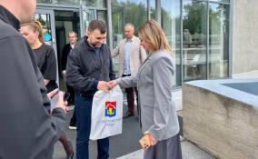Лира Бурак встретила главу ДНР Пушилина и байкеров