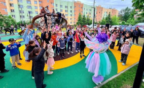 В Буграх открыли новую зону отдыха «Сердце города»