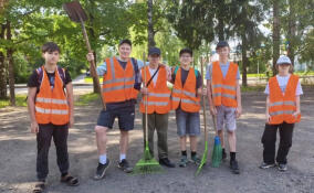 В Агалатово подростки официально благоустраивают улицы