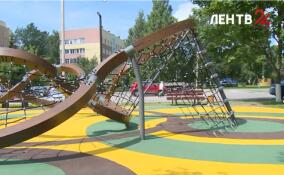В Буграх благоустроили двор по нацпроекту