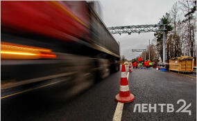 На участке КАД возле Мурино ограничат движение