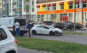 Пьяная автоледи врезалась в машину скорой помощи в Кудрово
