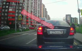 Камеры засняли, как грузовик задавил женщину в Мурино