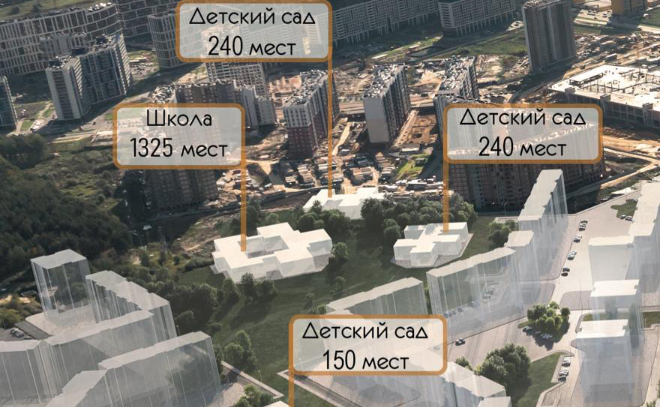 Власти и застройщик утвердили строительство школы в Мурино