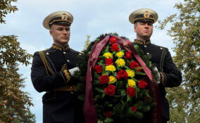 На Румболовской горе почтили подвиг ленинградцев