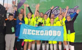 Юные футболистки из Лесколово стали одними из лучших в стране