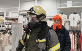 В ТЦ «МЕГА Дыбенко» ликвидировали условный пожар от БПЛА